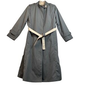 Misty Harbor Vintage Mariner III Belted Tan Trench Coat Womens Union ILGWU‎ Made